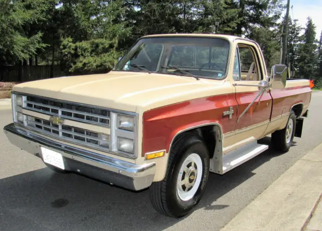 1985 chevy pickup 2500 454 auto rust free low miles no reserve sell worldwide