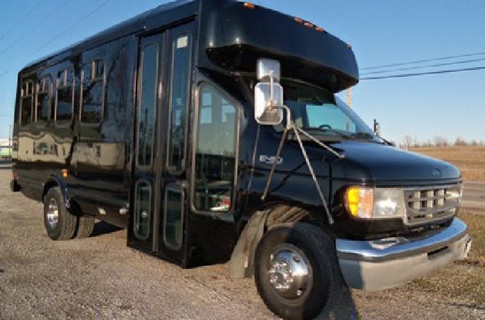 obo 2001 ford e450 14 psg. limo-bus in bellefontaine, oh