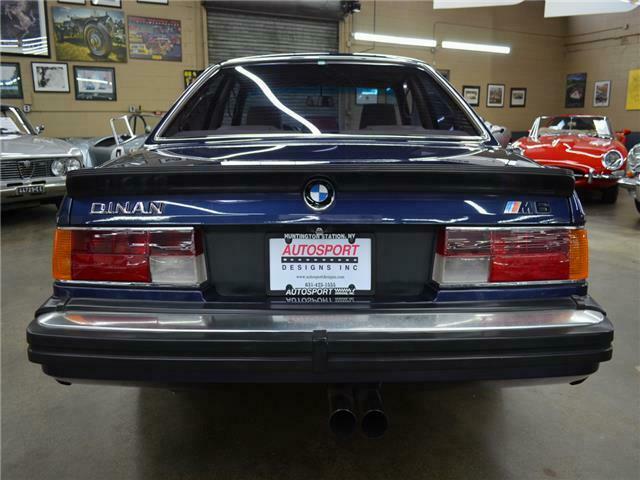 1987 bmw 6 series m6 only 55k miles,dinan, 5 speed sick, serviced,royal blue/tan