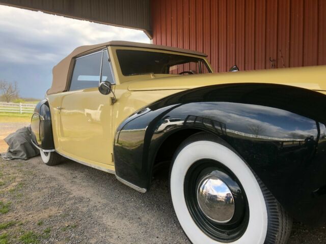 1940 lincoln -zephyr continental cabriolet convertible