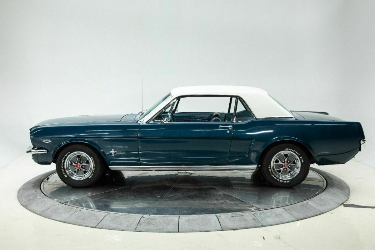 1965 ford mustang k code v8 289 k code 271 horse manual 4-speed coupe caspian bl