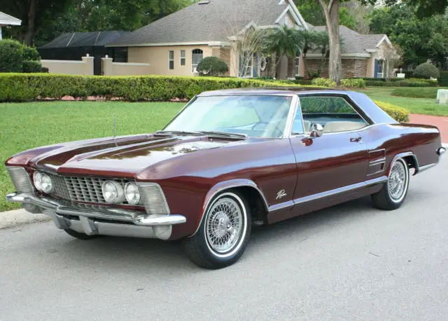 excellent first year luxury survivor -1963 buick riviera sport coupe - 48k mi