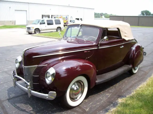 1940 ford convertible all steel