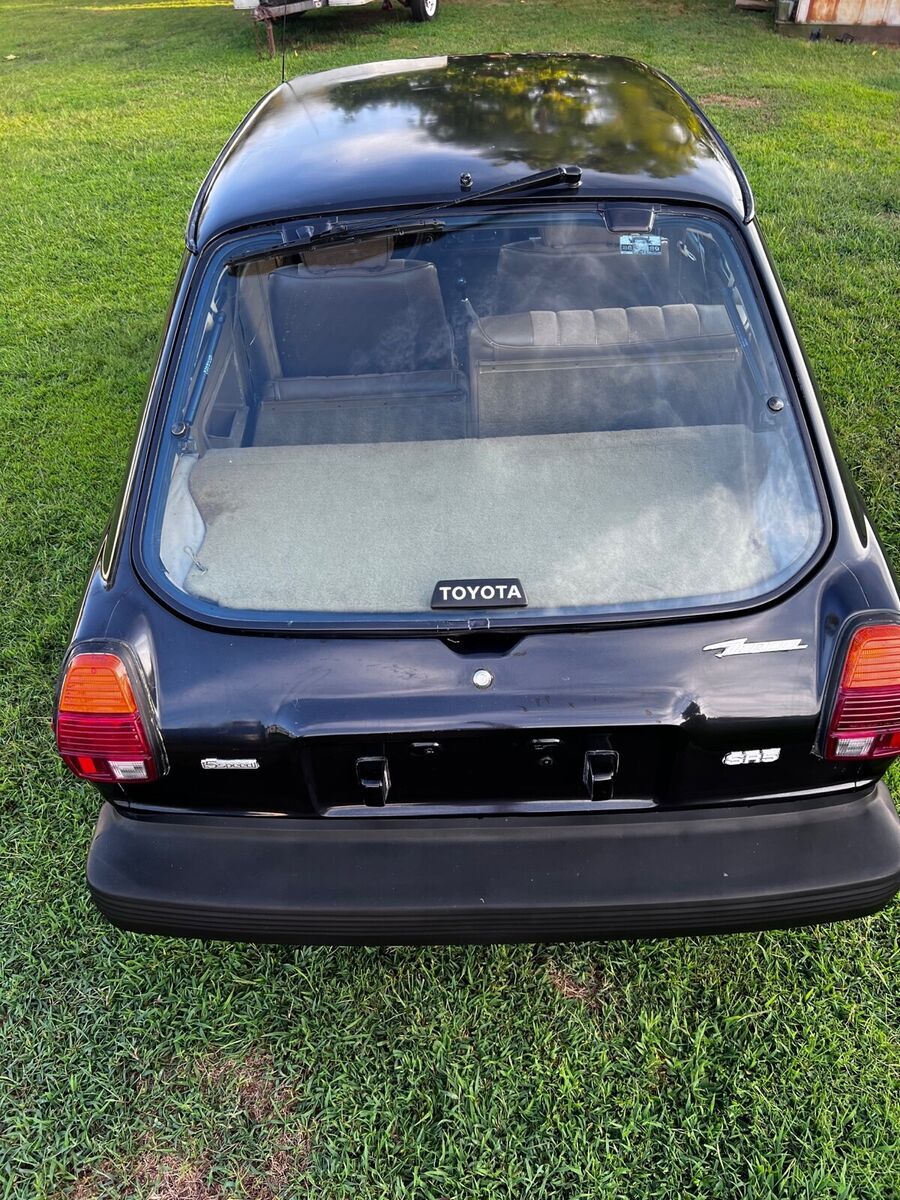 1980 toyota tercel 1.5 liftback coupe black fwd manual sr5