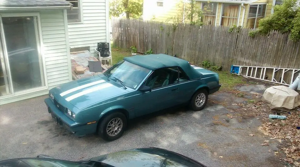 1986 chevrolet cavalier rs convertible