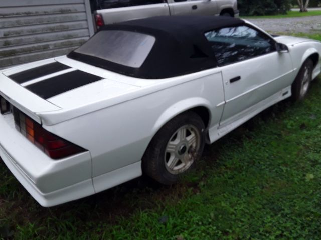1991 chevrolet camaro convertible rs parts car no title!!! project donor