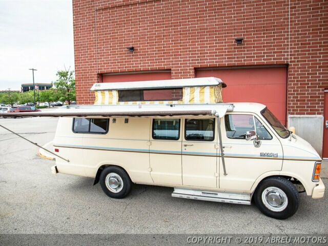 1987 dodge ram b350 turtle popup top - v8 automatic. 2 owners, clean carfax repo
