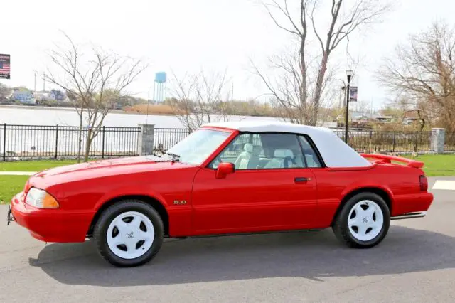 1992 ford mustang lx summer edition convertible 16k actual miles mint buy it now
