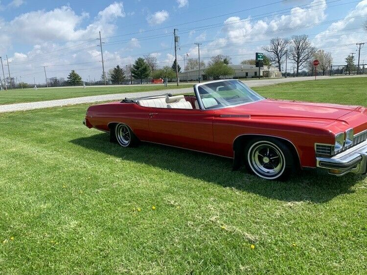 1974 red buick lexus lesabre convertible