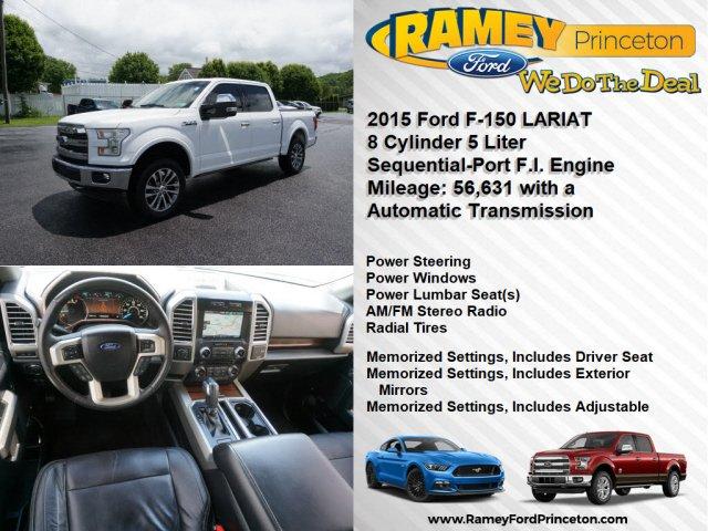 used 2015 ford f150 lariat princeton, wv 24740 for sale in elgood, west virginia