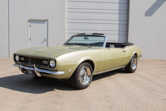 1968chevroletcamaronone19447 mileslight greenconvertiblespecialty sales classics
