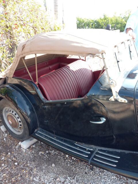 1953 mg td convertible black rwd manual