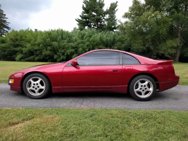 1992 nissan 300zx twin turbo : 24,616 original miles : cherry red pearl