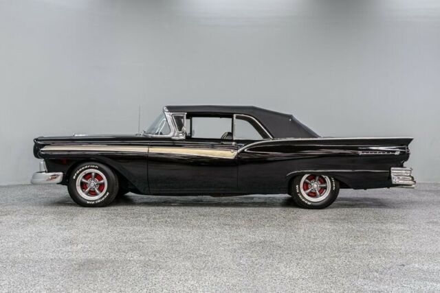 1957 ford fairlane 500 88593 miles black convertible 400ci 4-spd manual