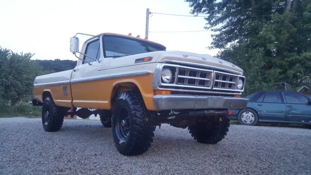 1971 ford f-250 "highboy" original paint. 25k miles