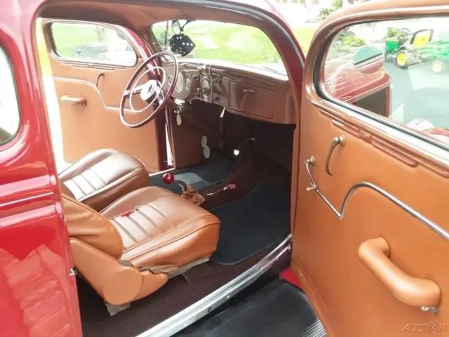 1936 ford 2-door sedan hotrod,327 corvette engine,muncie 4-speed manual trans