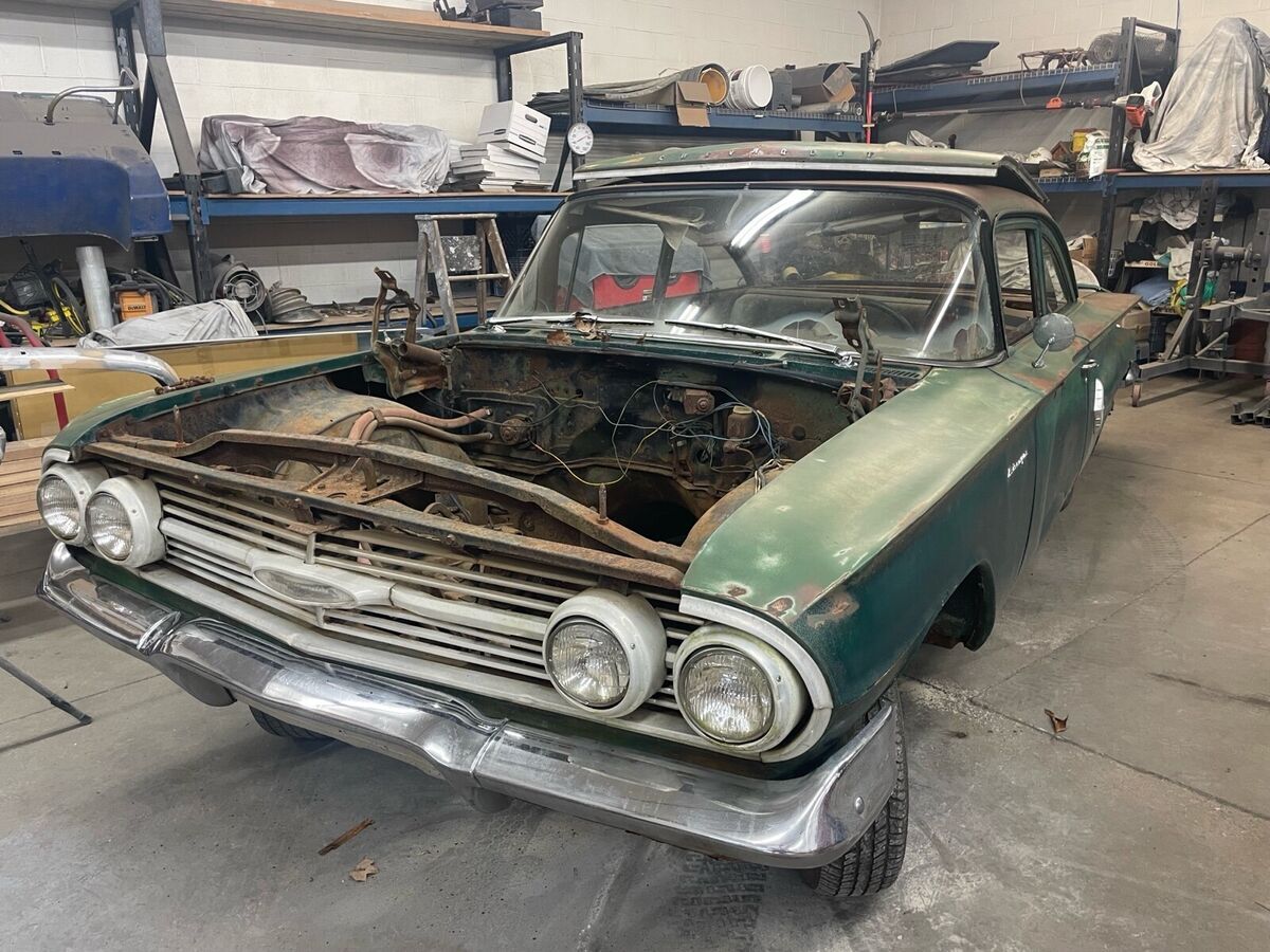 1960 chevrolet biscayne green