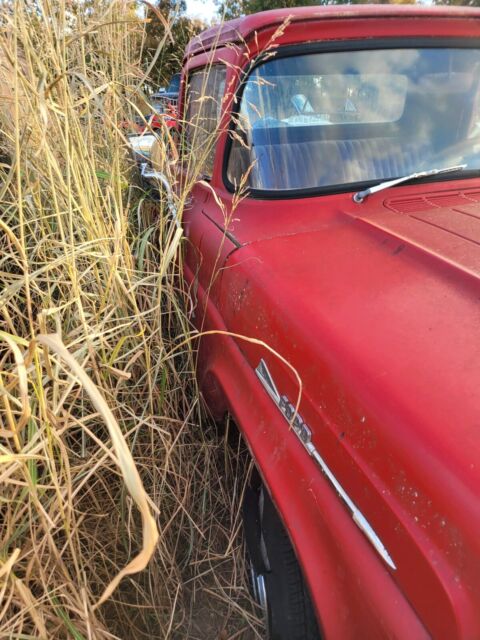 1958 ford f100 pickup red rwd automatic long bed