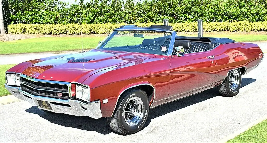 real 1969 buick gs stage 1 convertible matching# 400auto restoration documents