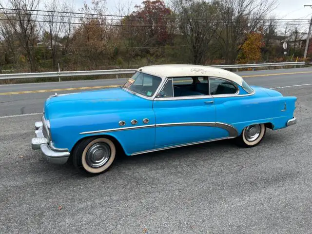 1953 buick special 40 coupe blue rwd automatic 2 door