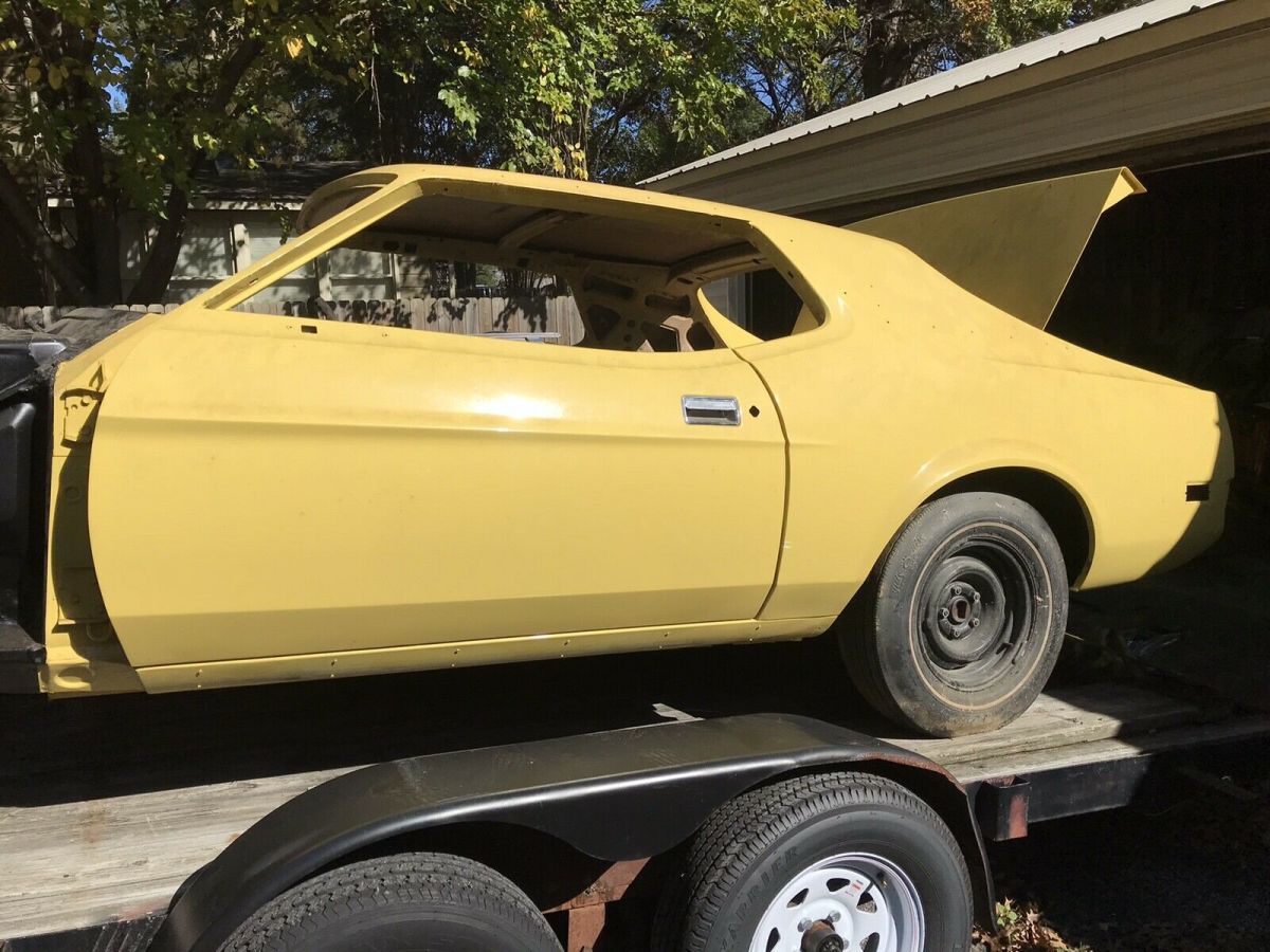 1972 ford mustang coupe yellow rwd automatic base