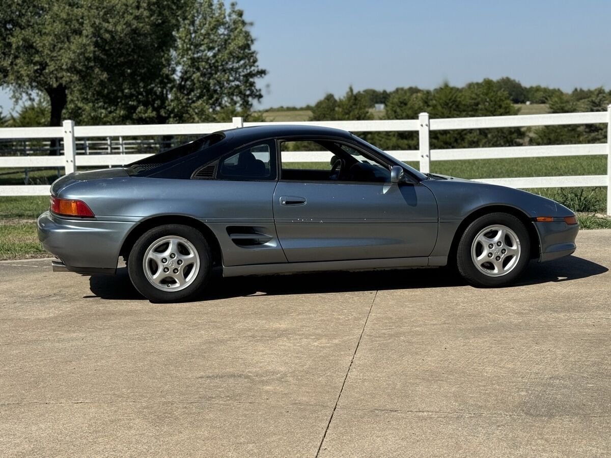 1991 toyota mr2 coupe grey turbo