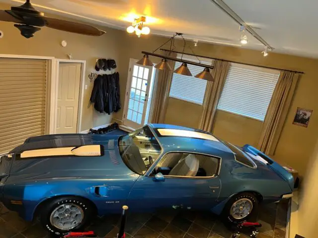 1972 trans am factory blue manual 455 h.o. power windows / tilt steering