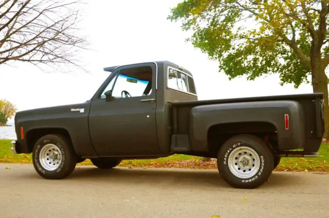 c10 stepside pickup 5 speed texas clean! muscle truck 350 crate motor holley