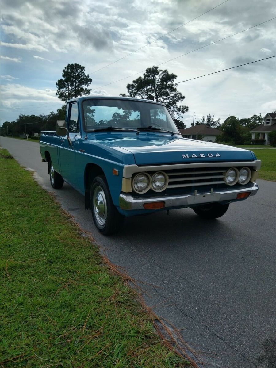 1973 mazda b-series pickup blue rwd manual 1600