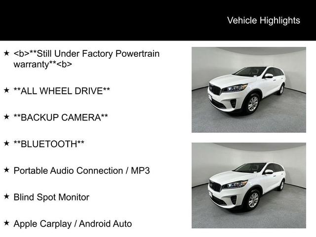 2019 kia sorento lx