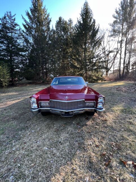 1968 cadillac deville coupe coupe red rwd automatic coupe de ville