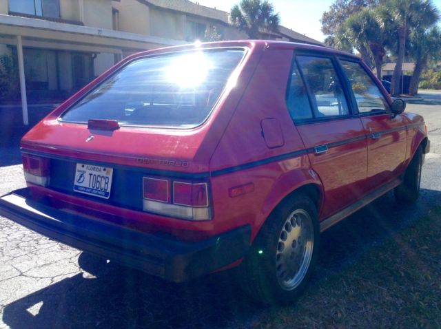 1986 dodge omni glh turbo. runs, shifts & drives excellent!