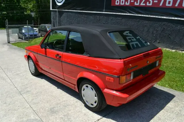 1992 volkswagen cabriolet wolfsburg classic automatic 2-door convertible