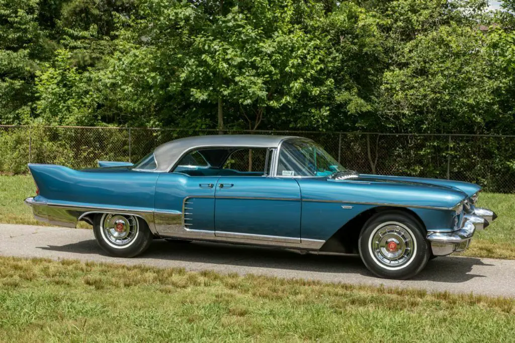 1958 cadillac eldorado 17800 miles blue sedan