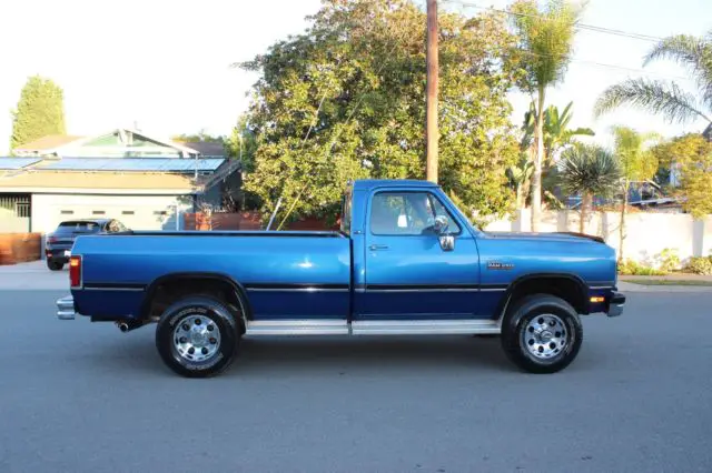 dodge ram w-250 cummins turbo diesel-12 valve-2500-4x4-5-speed manual-rust free