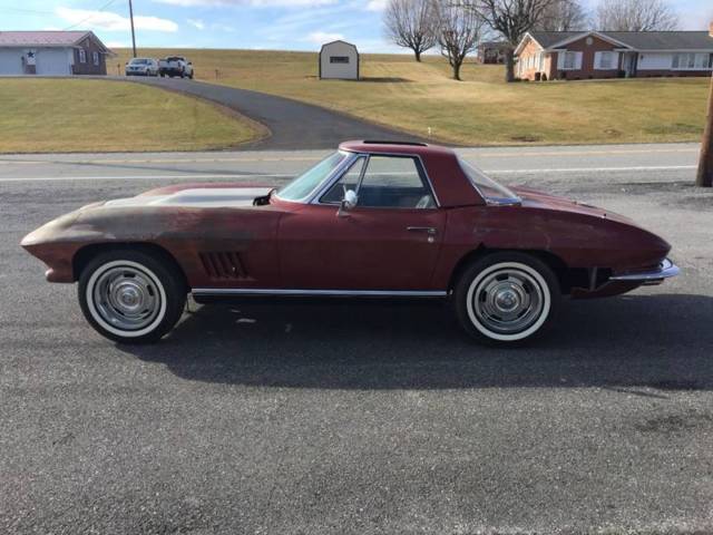 1967 chevrolet corvette 1967 corvette with tank sheet. stored 32yr in barn