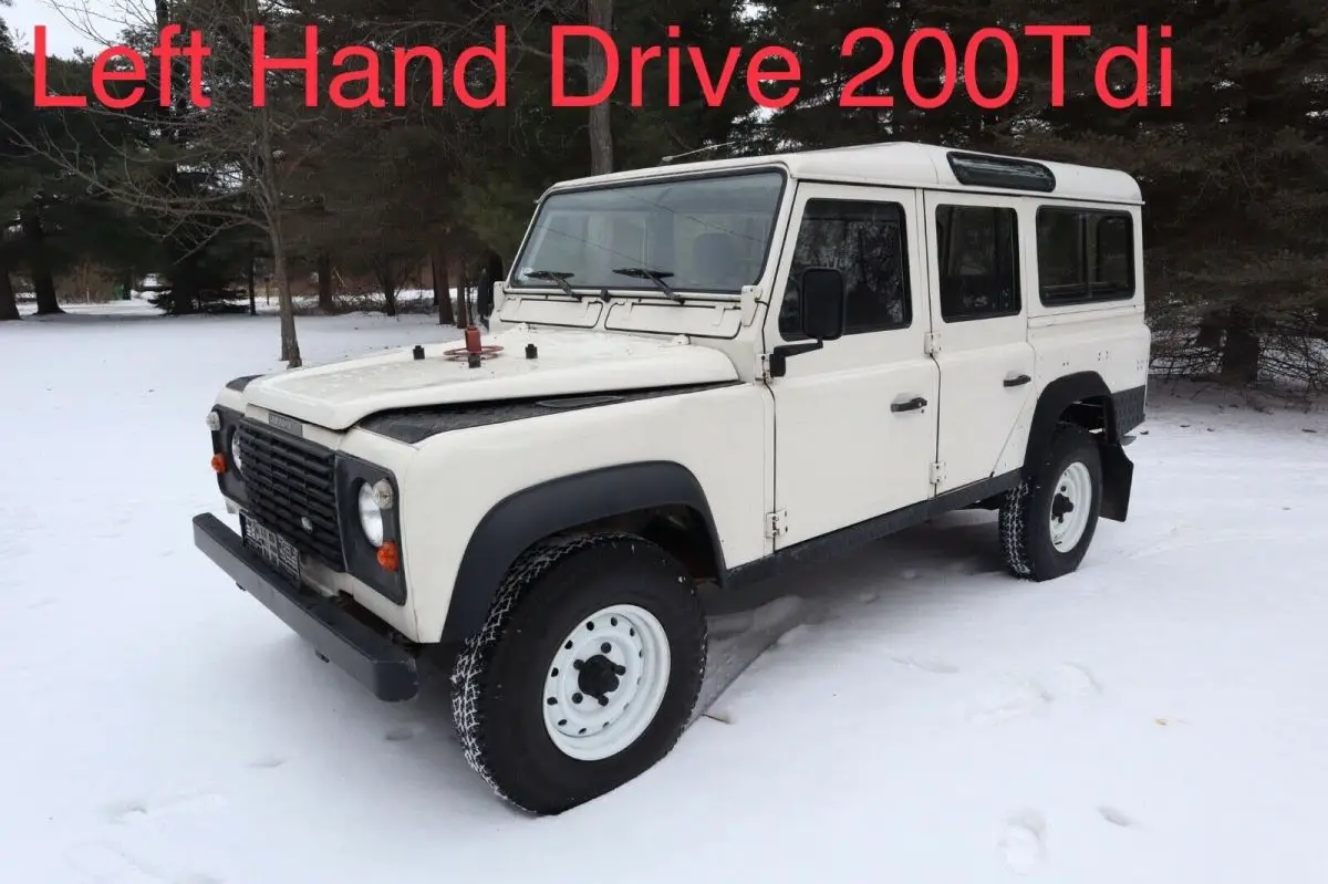 left hand drive defender 110 200tdi with video!
