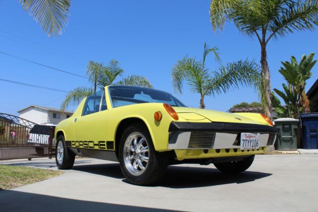 1972 porsche targa with original parts and brand new tire