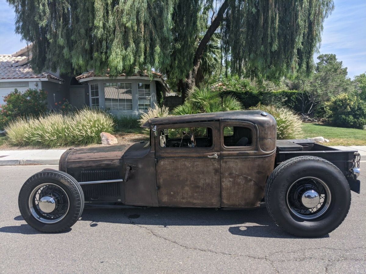 1929 ford model a club cab p/u , hot rods / street rods