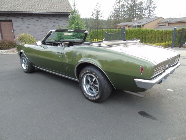 1968 pontiac fire bird 400 convertible