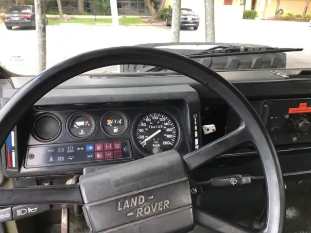 very rare factory left hand drive land rover defender numbers matching certified