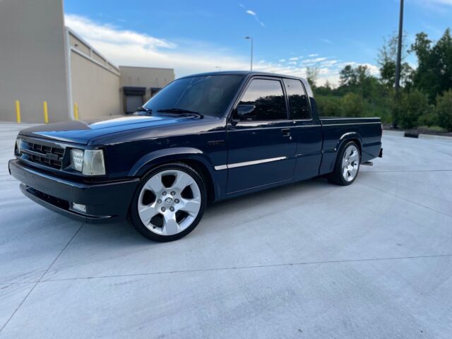1991 mazda b2200 pickup blue rwd automatic cab plus