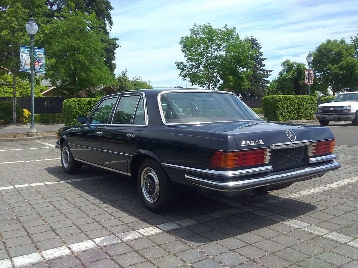 1973 mercedes-benz 450 se sedan blue