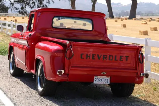 custom 1962 chevrolet c10 short bed pickup truck w/ 350 cubic inch engine!