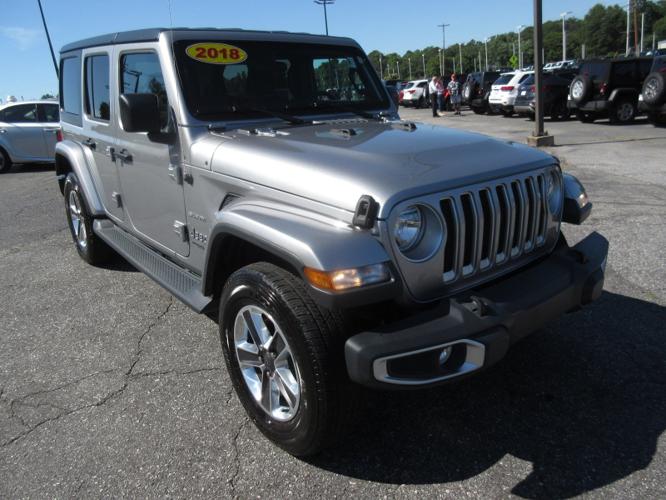 certified 2018 jeep wrangler sahara spartanburg, sc 29305 for sale in spartanburg, south carolina