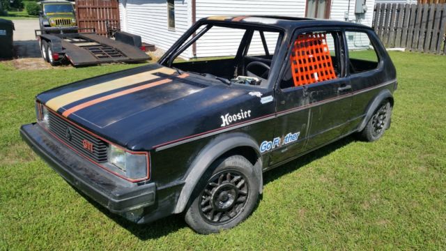 1984 volkswagen rabbit gti track car