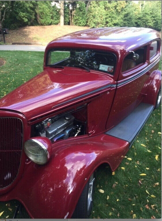 1934 ford victoria coupe 450hp 383 stroke v8 5,400 miles show car steel no rust