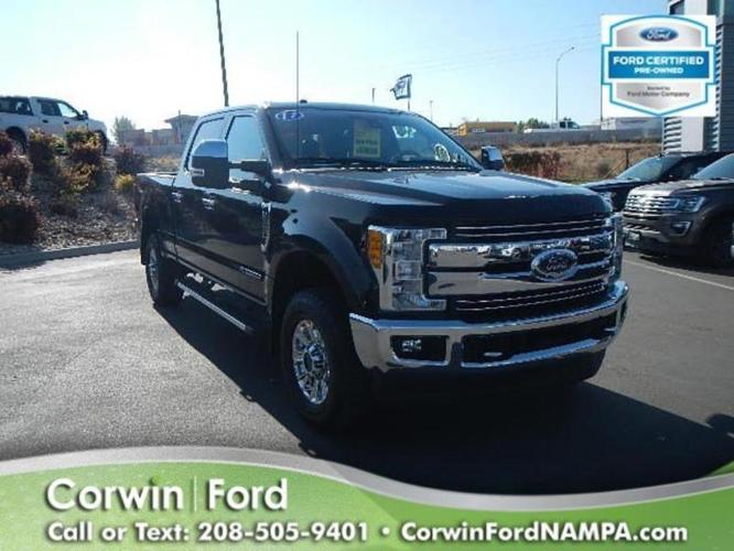 2017 ford f-350 super duty lariat 4x4 lariat 4dr crew cab 6.8 ft. sb srw pickup for sale in nampa, idaho