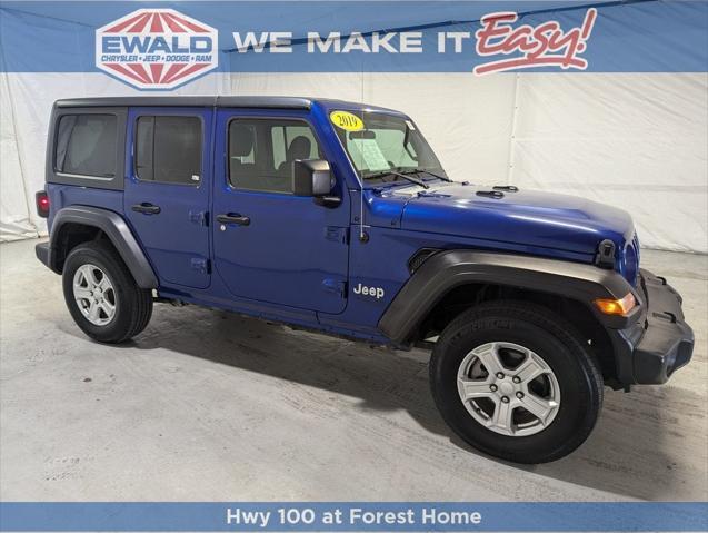 2019 jeep wrangler unlimited sport s 4x4