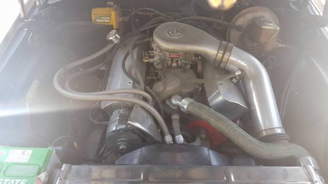 classic muscle car cruiser in pristine condition